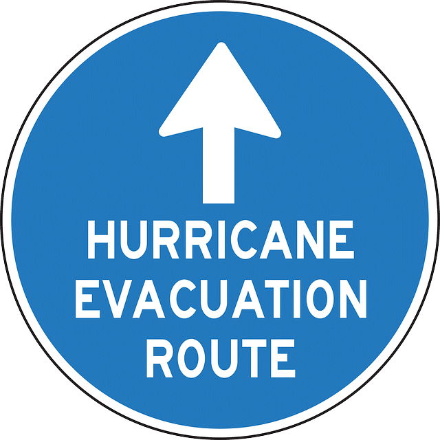 hurricane, evacuation, route