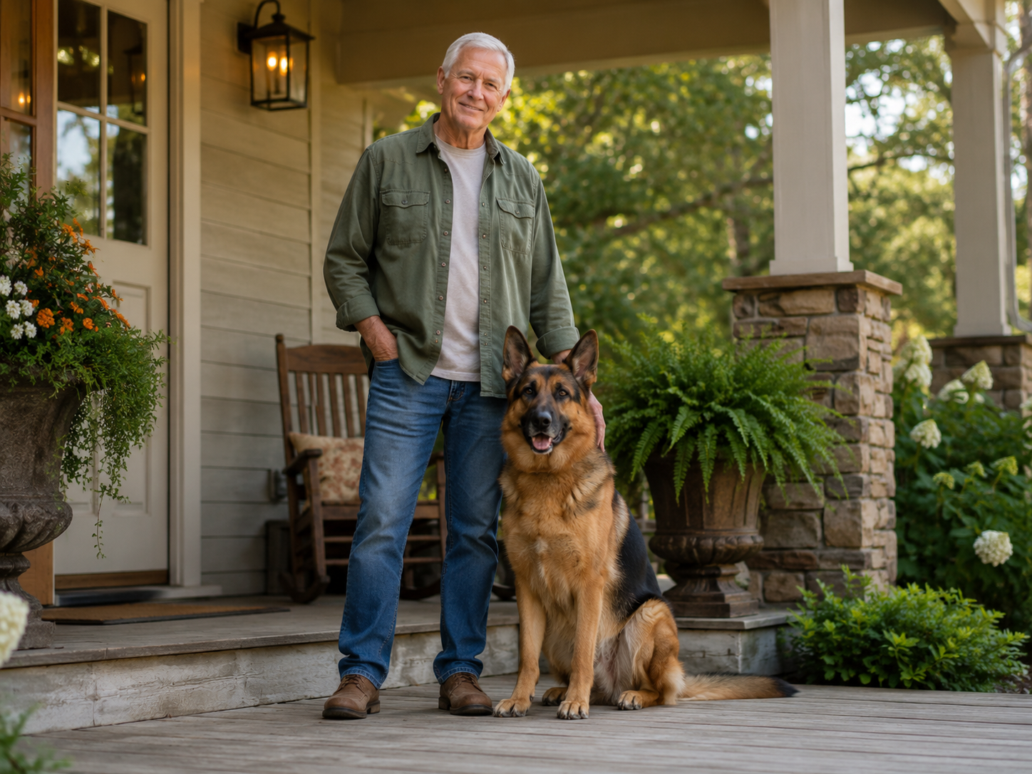 German Shepherd showing why loyal working breeds are among the most faithful dogs
