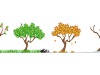Best Times of Year to Adopt a Dog 4 seasons of trees for the best times of year to adopt a dog