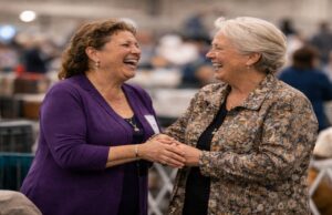 Every Dog Show Has These Characters (And You Know Exactly Who They Are) Dog show characters greeting each other at a dog show event