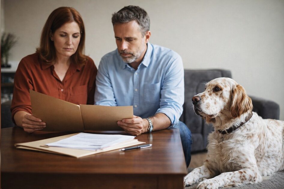 who owns a champion dog after divorce legal ownership dispute