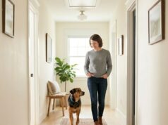 Why Some Dogs Become Velcro Dogs Velcro dog calmly following its owner through a bright hallway