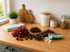 Food Toxicity in Dogs: Understanding Risk, Dose, and Context Toxic foods for dogs set our on a kitchen counter